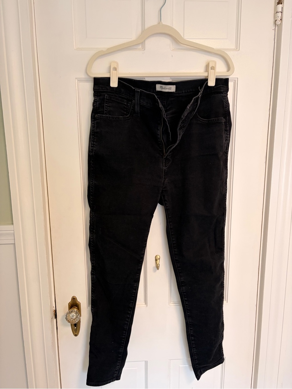 Madewell Black High-Rise Skinny Jeans - Classic Black